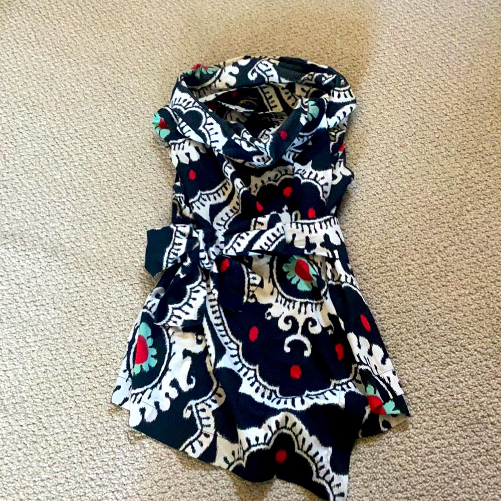 Vivianne Westwood wrap sleeveless blouse